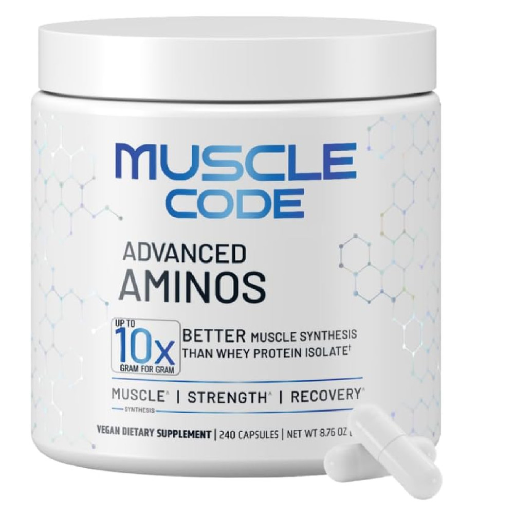 NAUTILUS Muscle Code Essential Amino Acid Capsules – Muscle Synthesis & Repair &