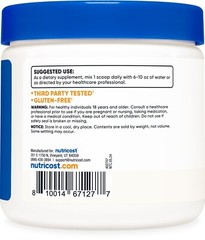 Nutricost L-Carnosine Powder 100 Grams (200 Servings) – Non-GMO