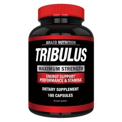 Arazo Nutrition Tribulus Terrestris 1500mg Extract 180 Count (Pack of 1)