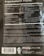 Animal Pre Workout Primal Loaded Wick’d Peach 0.67 oz Single Serving Exp 12/2026