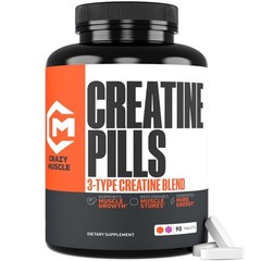 Creatine Pills 5g 3X Pure Creatine Monohydrate Pills Pre Workout Bulk Muscle …