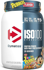 ISO100 Hydrolyzed Fruity Pebbles Protein Powder Bundle, 25G Protein, 5.5G Bcaas,