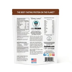 Jay Robb Whey Chocolate Isolate Protein Powder Low Carb Keto Vegetarian Glute…