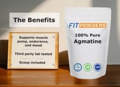 Agmatine Sulfate Powder 4 PACK – 100 Grams BRAND NEW With Dosage Scoop