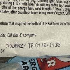 CLIF BAR – Energy Protein Bars – 100 Count , Cool Mint Chocolate EXP 01/27