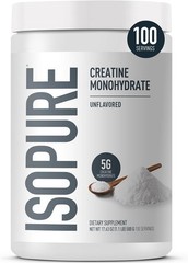 Isopure 100% Pure Creatine Monohydrate Powder, Sugar Free, Unflavored, 5g Creati