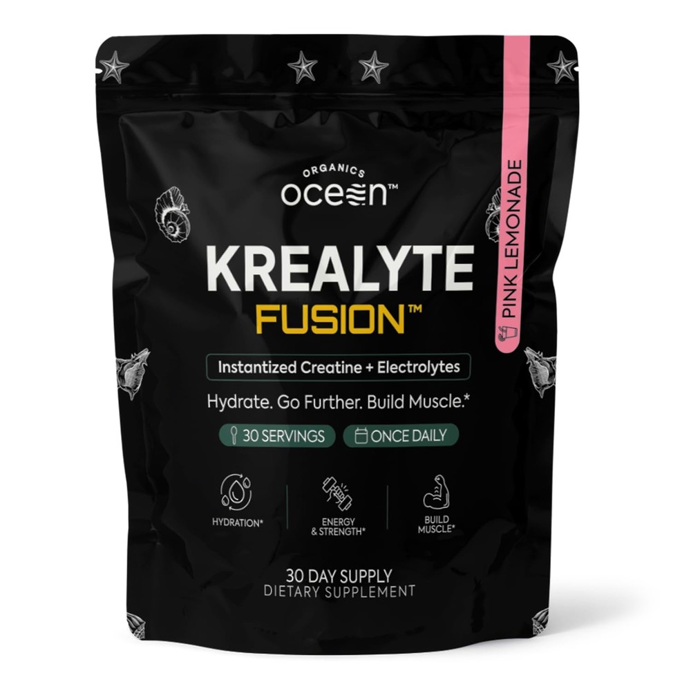 Organics Ocean Krealyte Fusion – Instantized Creatine 9.17 Ounce (Pack of 1)