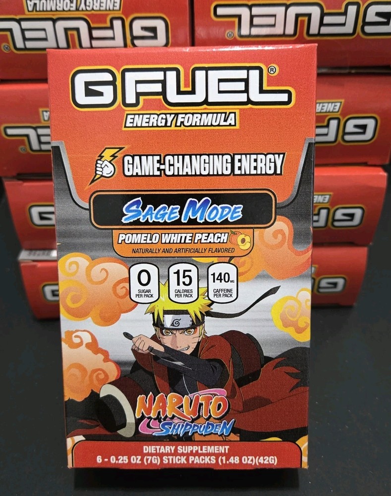 G Fuel Energy Formula Stick Packs Pomelo White Peach No Sugar 10 Boxes Exp 7/25