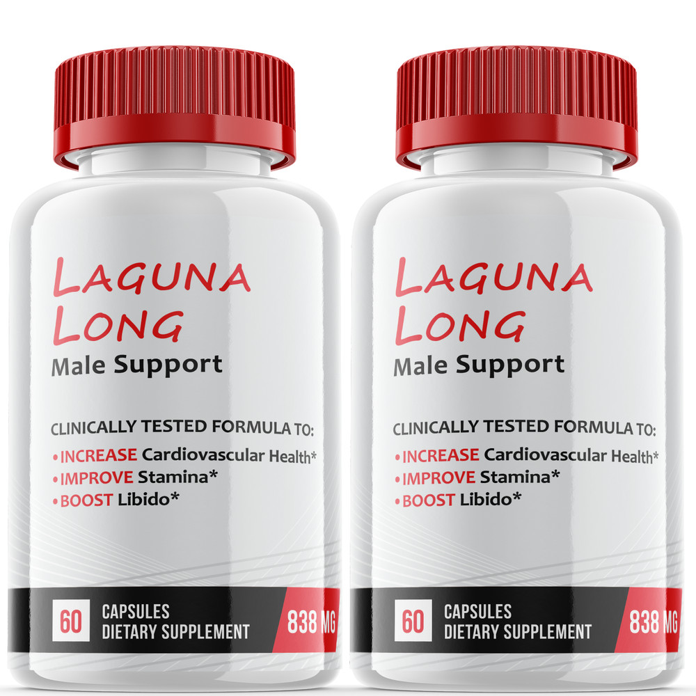 (2 Pack) Laguna Long Male Support Capsules, Mens Vitality Support (120 Capsules)