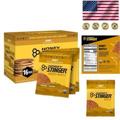 Performance-Enhancing Organic Honey Waffles – 16 Count for Pre/Post Workout Fuel
