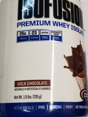 Gaspari Nutrition – ISOFUSION – 1.6 lbs – Milk Chocolate – 23 Servs – Ex 12/2024