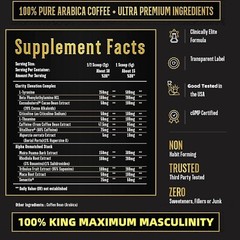 King-1pcs Maker 13-in-1 Men’s Supplement for Fitness,Health & Vitality (120 Cap)
