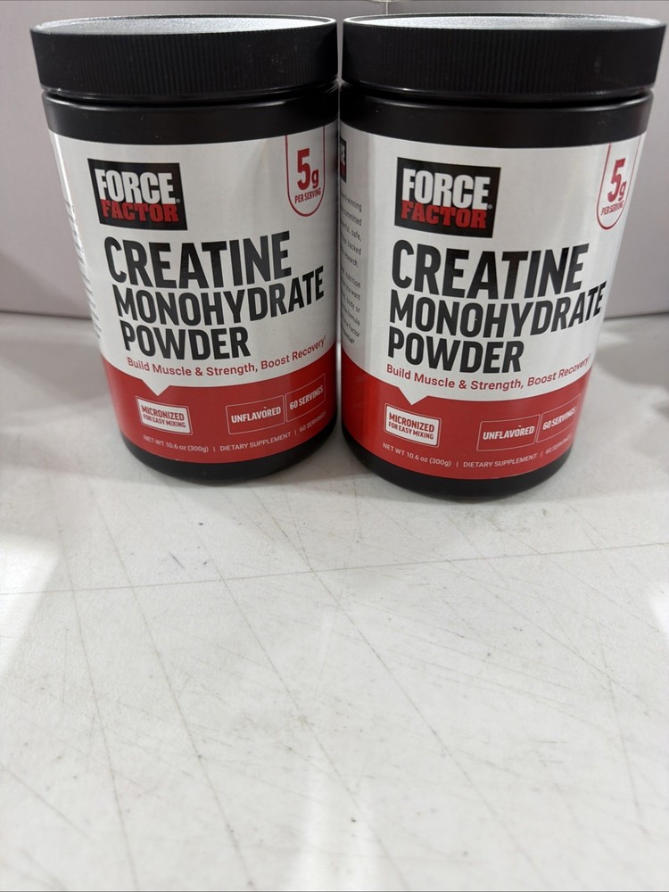 2X Creatine Monohydrate Powder, Unflavored, 10.6 oz (300 g)