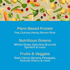 Amazing Grass Organic Plant Protein – NO SUGAR – 11 Servings – Vanilla