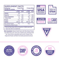 Vegan Protein Powder 1.11 lb Plant Based Rice Pea Protein Smooth Digestion