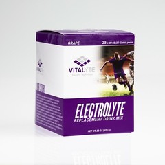 Vitalyte Electrolyte Stick Pack 25 Count Box – Grape SHIPS FAST!