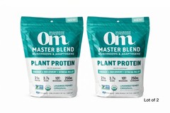 Mushroom Superfood OM Master Blend Plant Protein 17.07oz BB 04/26