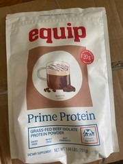 (FREE SHIPPING) Equip Prime Protein Grass-Fed Beef Isolate Powder