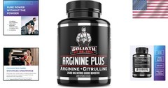 Dr. Emil’s ARGININE Plus – 2500MG Nitric Oxide Booster Tablets for Heart Health