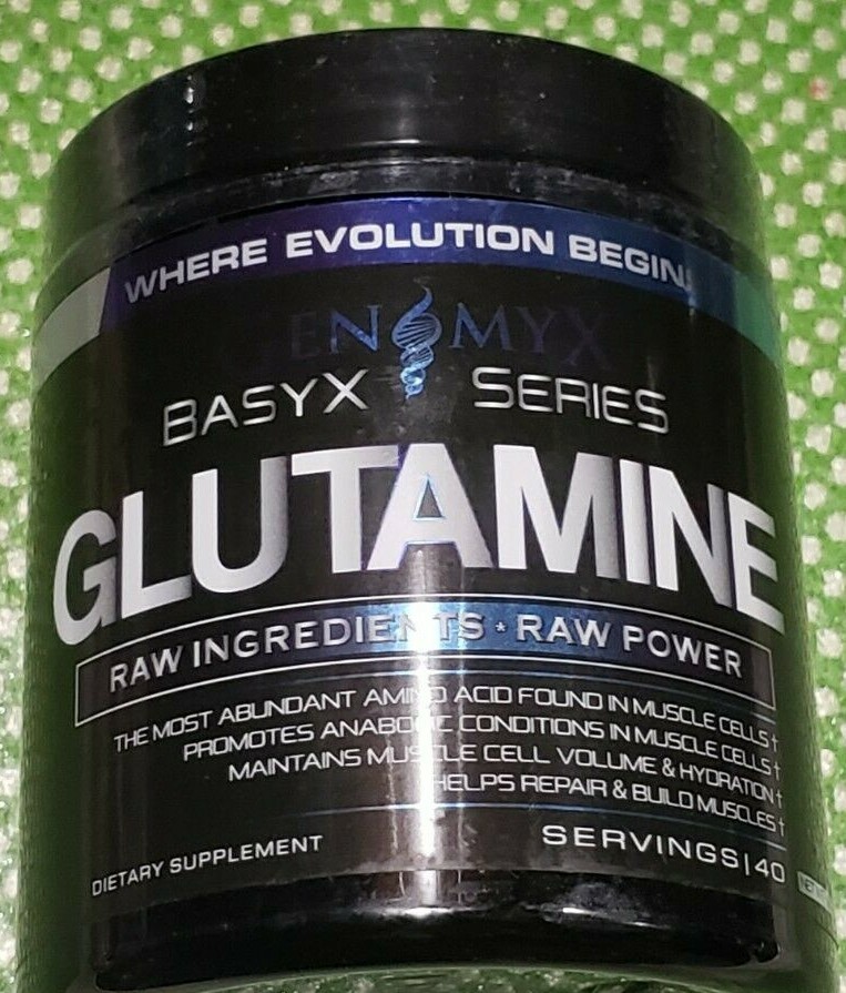 GENOMYX – Glutamine – Raw Ingredients & Power – 40 Servings – Exp 4/2025