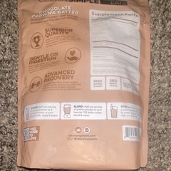 Clean Simple Eats Whey Protein Isolate Chocolate Brownie Batter 19oz 20sv