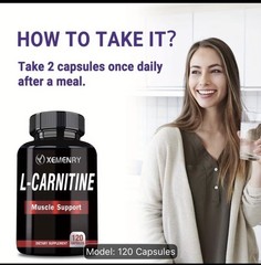Pure Acetyl L-Carnitine 100g, 1000mg Per Serving, Capsule 2 Daily After Meal