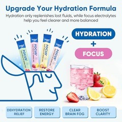 2-in-1 Hydration Packets + Focus Support 1 Pound (Pack of 1) V1-variety