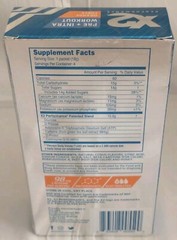 X2 Performance Pre + Intra Workout Powder Orange Force Drink Mix Packet LOT OF 3