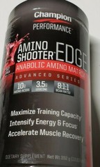 Champion Performance – AMINO Shooter EDGE – FRUIT PUNCH – 30 Servs – Exp 7/2024