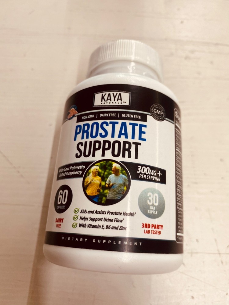 Kaya Naturals Prostate Support | Saw Palmetto, Potent 30 Count (Pack of 1)