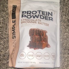 Clean Simple Eats Whey Protein Isolate Chocolate Brownie Batter 19oz 20sv