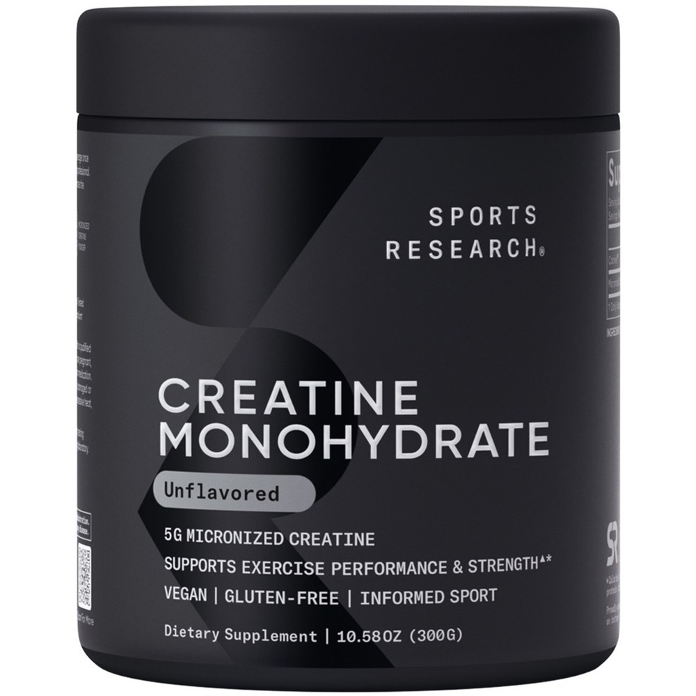 Creatine Monohydrate – Gain Lean Muscle, Improve Performance and Strength (300g)