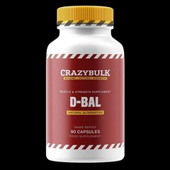 CrazyBulk D-BAL Muscle Builder Strength Gain Crazy Bulk – 90 Capsules, FAST SHIP
