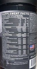 BlackMarket Rule Hyper Focus Preworkout 30 Servings Razz Mango Sherbet