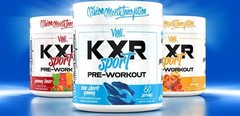 VMI Sports KXR SPORT Preworkout 8oz Size (30 Serv) BLue Shark Gum BEST BY 11/26