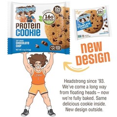 Lenny & Larry’s The Complete Cookie Chocolate Chip 4 oz 12 Pack Each (Pack of 3)