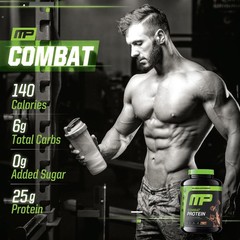 MusclePharm Combat Protein Powder, Chocolate Milk Flavor, Fuels Muscles for…