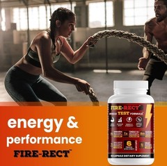 Testosterone Booster for Men, Male Enhancement Pills, Energy, Libido 90 Capsules