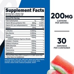 Nutricost Pre-Workout Complex Powder (Watermelon Candy) 30 Servings