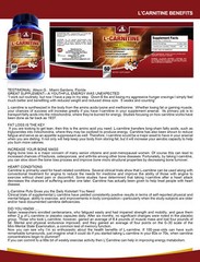 Ultimate L-Carnitine 1000mg 60 Caps Ultra Lean Mass Best Focus Fat Loss