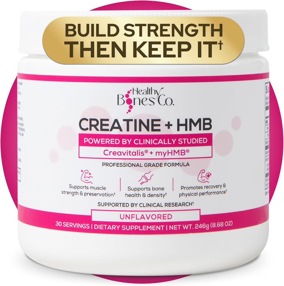 Creatine HMB Powder, 5g Creatine Monohydrate With 3g HMB, Creatvitalis And myHMB