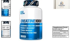 Creatine Monohydrate Capsules 500mg – & Gluten Free for Ultimate Recovery