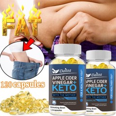 Keto Slim 1500 Mg Apple Cider Vinegar ACV Weight Loss Capsules 30 To120Capsules