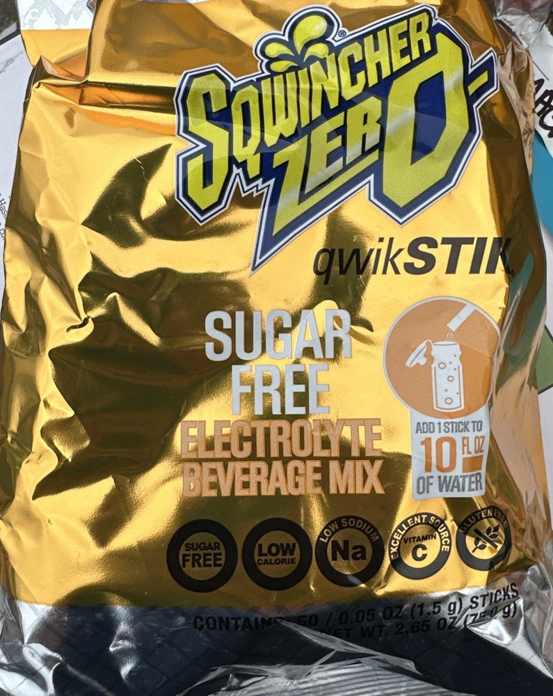 Qwik Stik ZERO 0.06 oz. Sugar-Free Drink Mix Sticks – Orange (50 Contains)