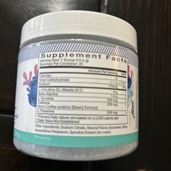Alani Pre-workout Powder Blue Slush 20 Servings 200mg Caffeine Energy