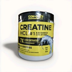 CON-CRET Creatine HCl Powder | Unflavored (64 Serving) Exp 2028