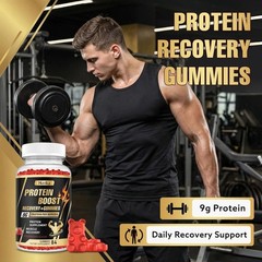 Whey Protein Gummies, 9g Protein per Serving, Easy to Take Snacks for Men & Wome