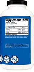 Nutricost BCAA 1000mg, 500 Capsules (250 500 Count (Pack of 1), Multicolor