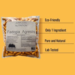 100% PURE Fadogia Agrestis Pills (Maximum Strength) Stem 50:1 Extract 500 Caps
